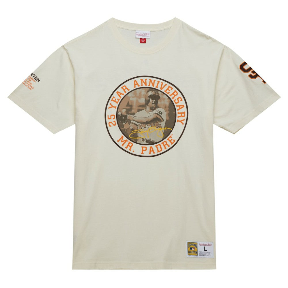 Tony Gwynn San Diego Padres Mitchell & Ness Legends Photo Real T-Shirt - Cream T-shirts