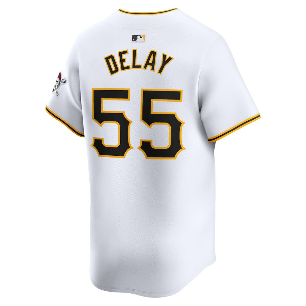 Jason Delay Pittsburgh Pirates Nike Home Limited Player Jersey - White Jerseys