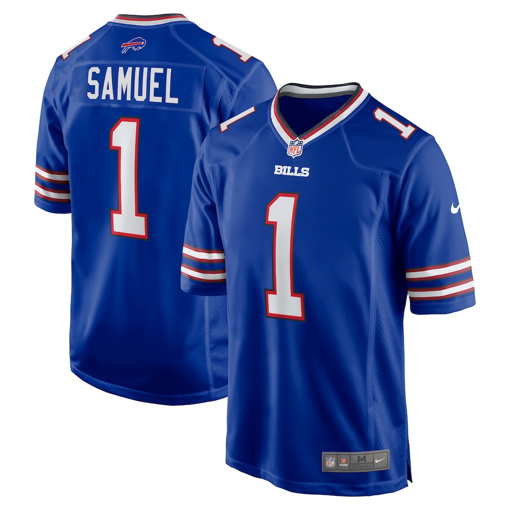 Curtis Samuel Buffalo Bills Game Jersey - Royal Jerseys