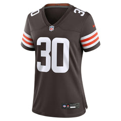 Devin Bush Cleveland Browns Women's Game Jersey - Brown Jerseys