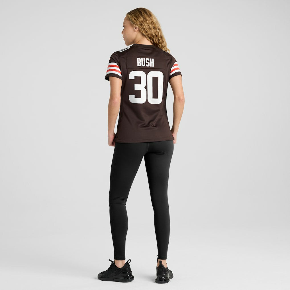 Devin Bush Cleveland Browns Women's Game Jersey - Brown Jerseys