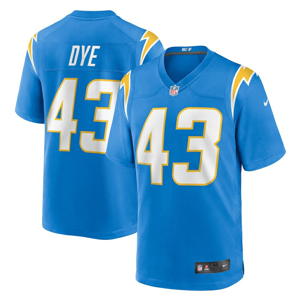 Troy Dye Los Angeles Chargers Game Jersey - Powder Blue Jerseys