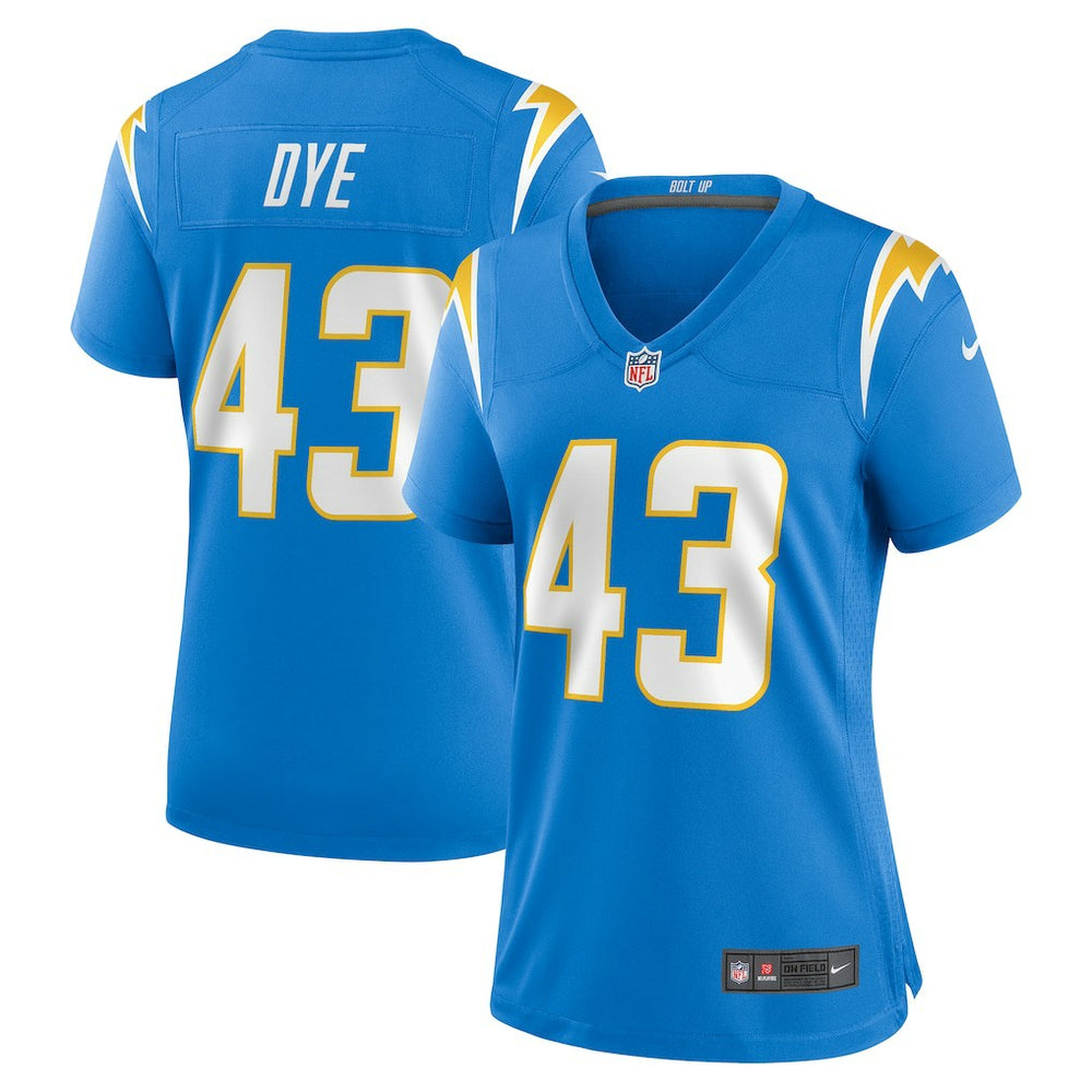 Troy Dye Los Angeles Chargers Women's Game Jersey - Powder Blue Jerseys