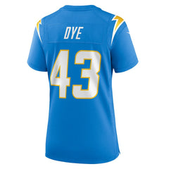 Troy Dye Los Angeles Chargers Women's Game Jersey - Powder Blue Jerseys