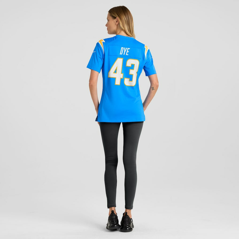 Troy Dye Los Angeles Chargers Women's Game Jersey - Powder Blue Jerseys