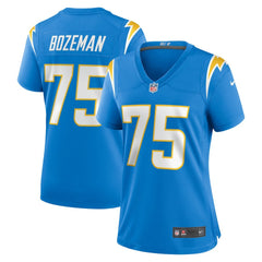 Bradley Bozeman Los Angeles Chargers Women's Game Jersey - Powder Blue Jerseys