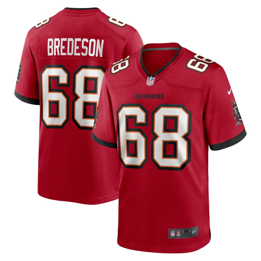 Ben Bredeson Tampa Bay Buccaneers Game Jersey - Red Jerseys