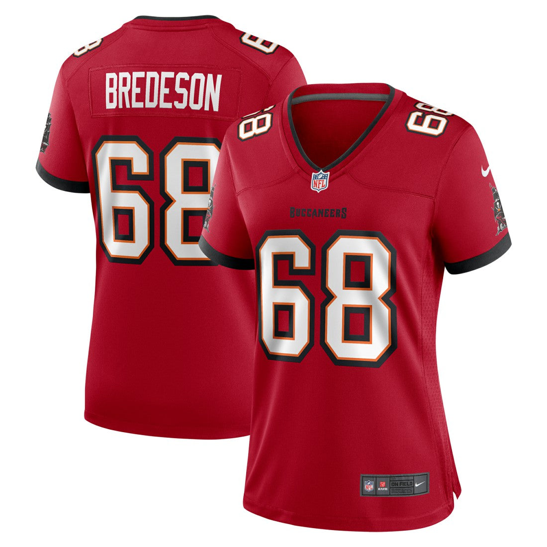 Ben Bredeson Tampa Bay Buccaneers Women's Game Jersey - Red Jerseys