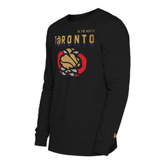 Toronto Raptors 2024/25 City Edition Long Sleeve T-Shirt Black - New Era
