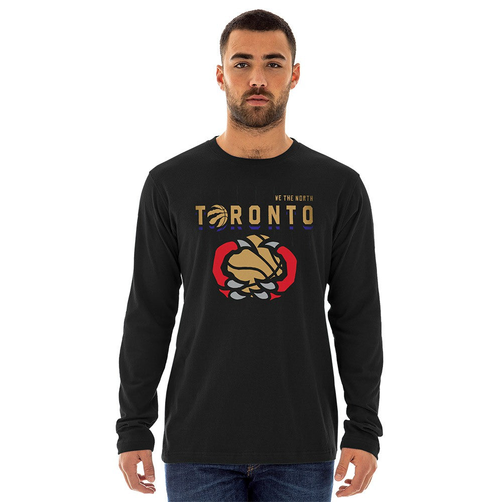 Toronto Raptors 2024/25 City Edition Long Sleeve T-Shirt Black - New Era