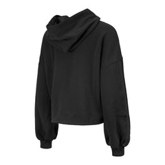 Toronto Raptors Women's 2024/25 City Edition Cropped Pullover Hoodie Black - New Era