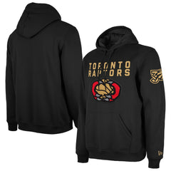 Toronto Raptors 2024/25 City Edition Chenille Heavyweight Pullover Hoodie Black - New Era