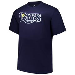Junior Caminero Tampa Bay Rays Fanatics Big & Tall Name & Number T-Shirt - Navy T-shirts