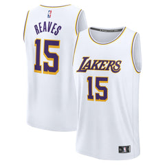Austin Reaves Los Angeles Lakers Fast Break Replica Player Jersey Association Edition White - Fanatics