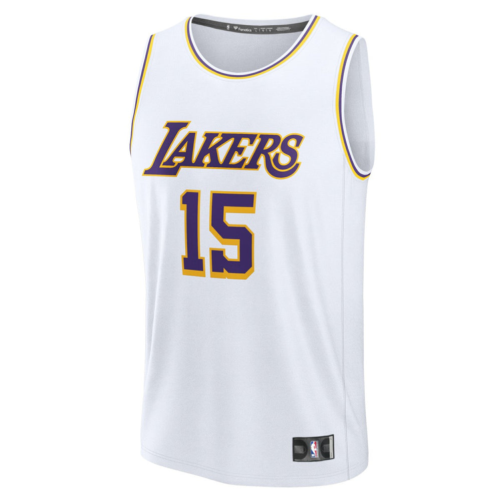 Austin Reaves Los Angeles Lakers Fast Break Replica Player Jersey Association Edition White - Fanatics
