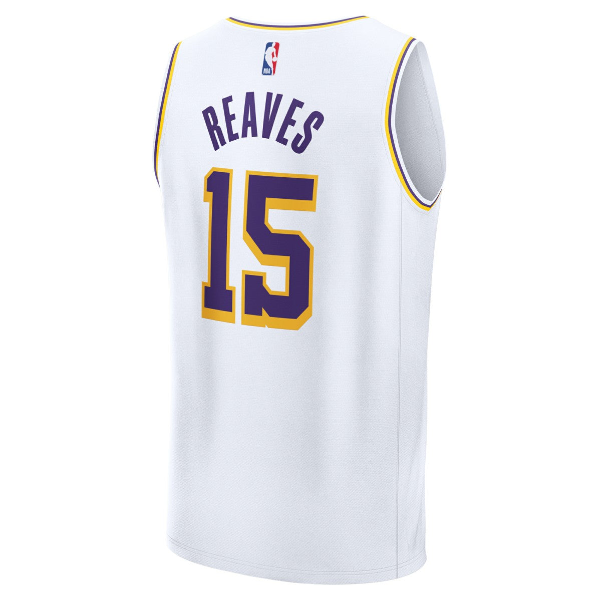 Austin Reaves Los Angeles Lakers Fast Break Replica Player Jersey Association Edition White - Fanatics