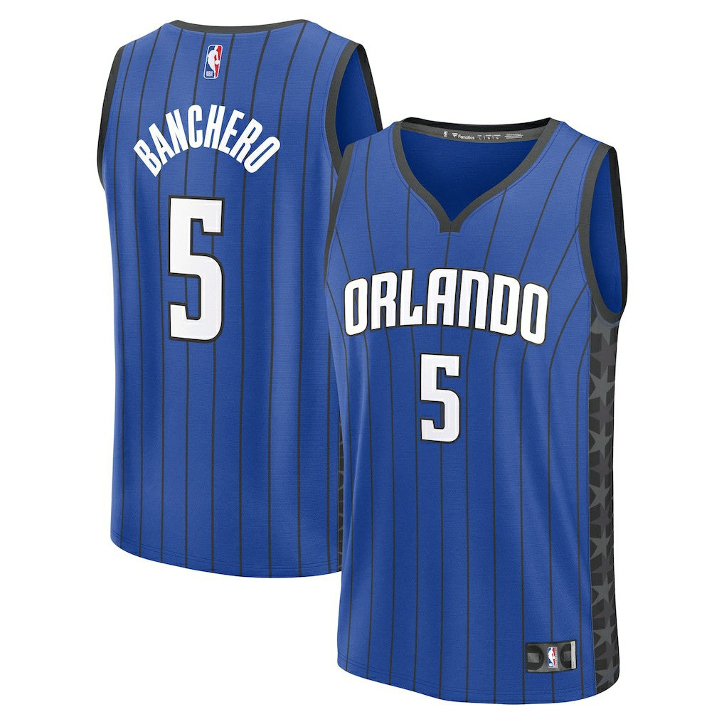 Paolo Banchero Orlando Magic Fast Break Replica Player Jersey Statement Edition Blue - Fanatics