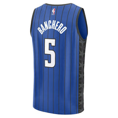 Paolo Banchero Orlando Magic Fast Break Replica Player Jersey Statement Edition Blue - Fanatics