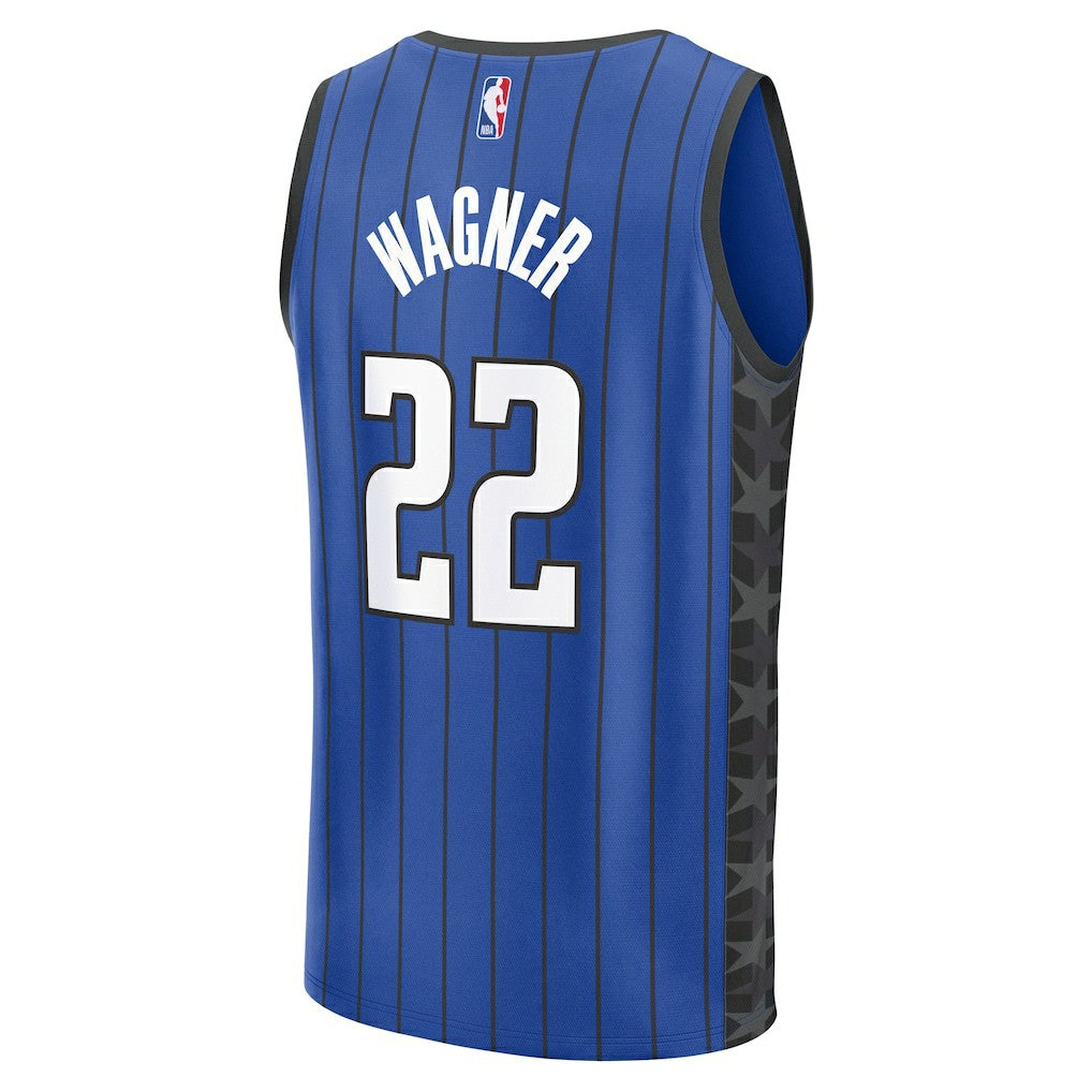 Franz Wagner Orlando Magic Fast Break Replica Player Jersey Statement Edition Blue - Fanatics