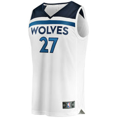 Rudy Gobert Minnesota Timberwolves Fast Break Replica Player Jersey Association Edition White - Fanatics