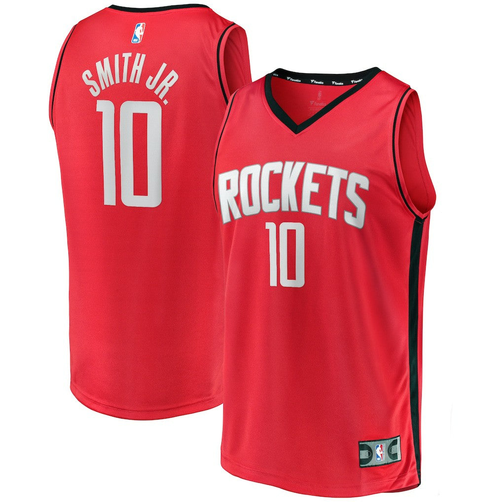 Jabari Smith Jr. Houston Rockets Fast Break Replica Player Jersey Icon Edition Red - Fanatics