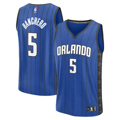 Paolo Banchero Orlando Magic Youth Fast Break Replica Player Jersey Statement Edition Blue - Fanatics