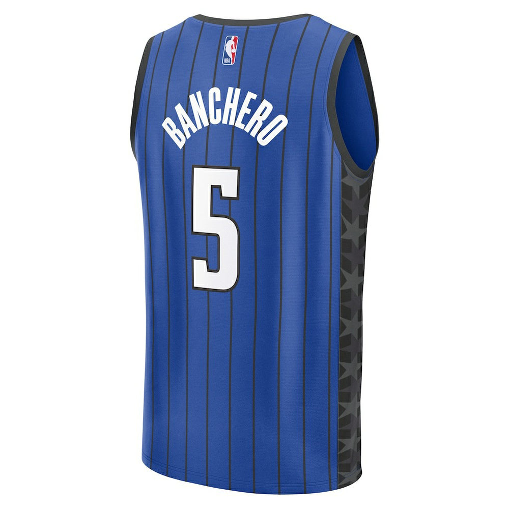 Paolo Banchero Orlando Magic Youth Fast Break Replica Player Jersey Statement Edition Blue - Fanatics