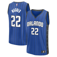 Franz Wagner Orlando Magic Youth Fast Break Replica Player Jersey Statement Edition Blue - Fanatics