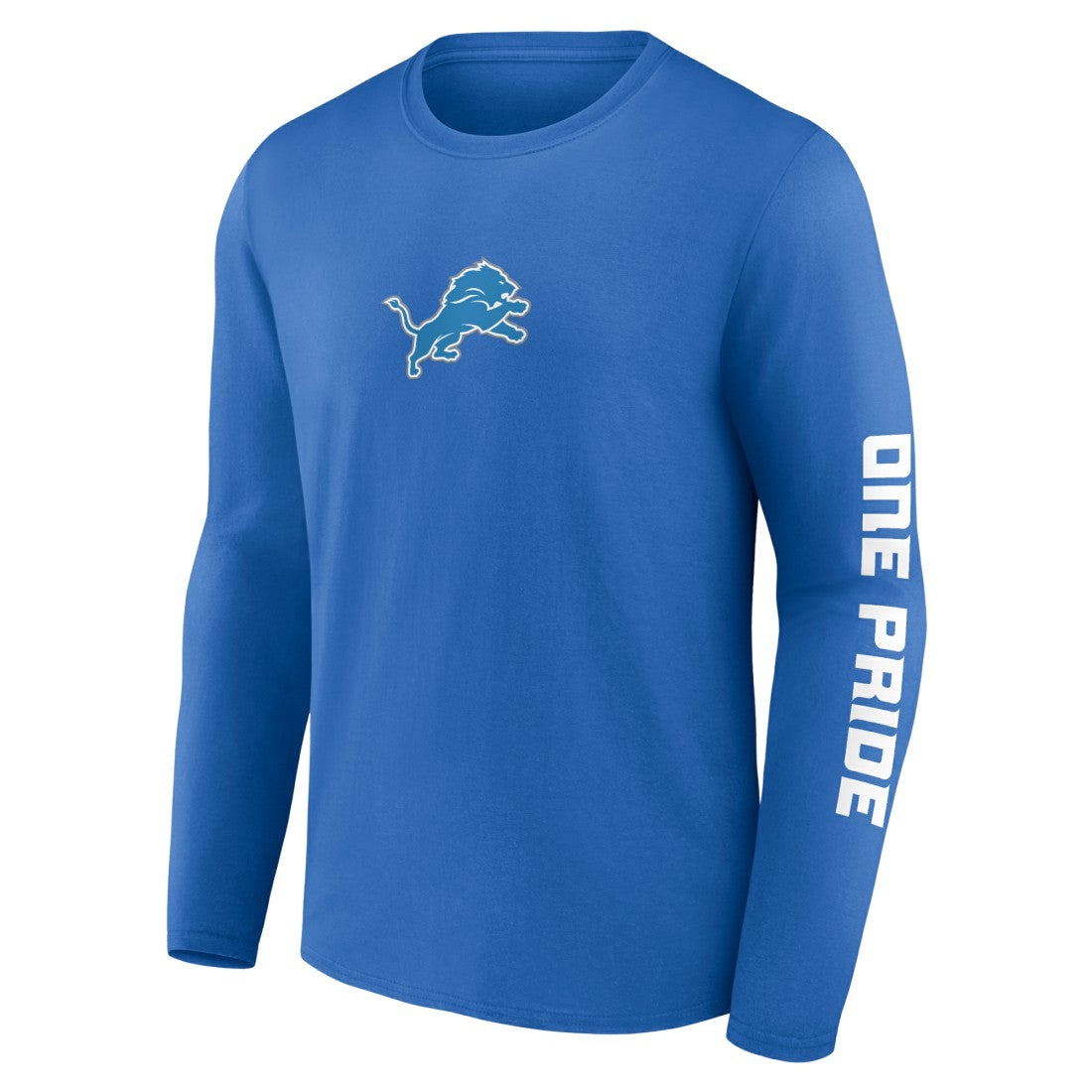 Detroit Lions One Pride Long Sleeve T-Shirt - Blue T-shirts