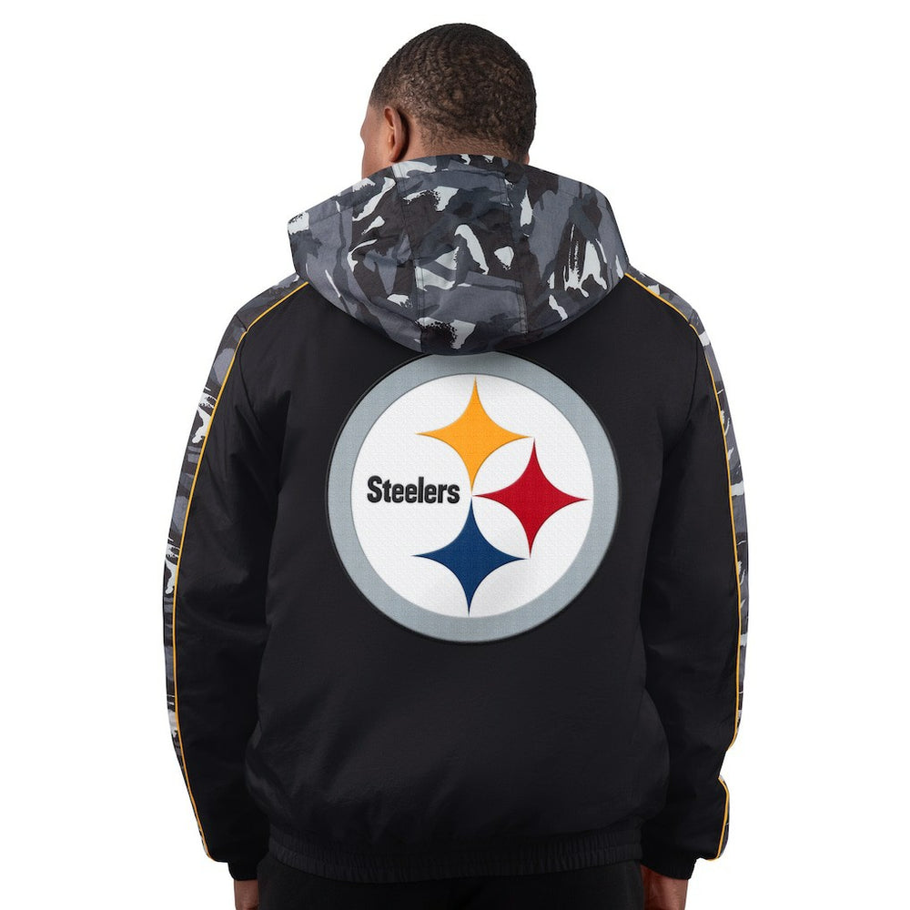 Pittsburgh Steelers Starter Thursday Night Gridiron Full-Zip Jacket - Black Jackets