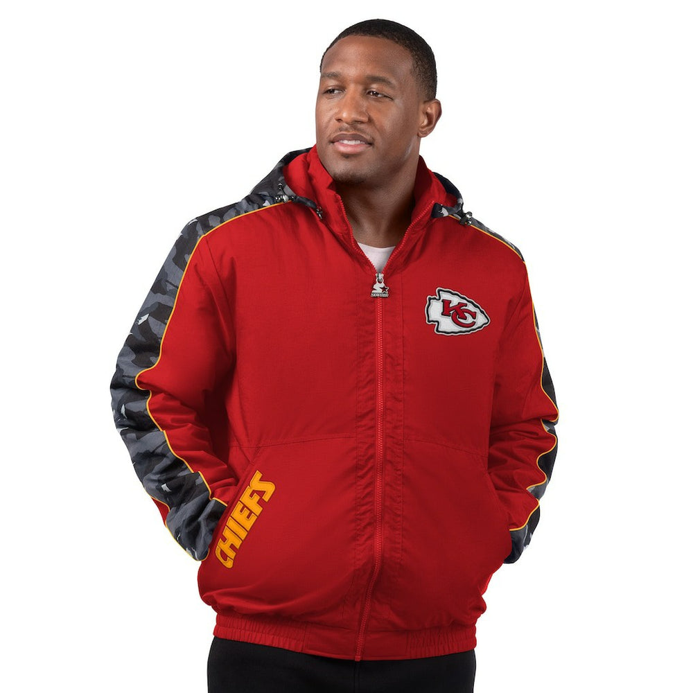 Kansas City Chiefs Starter Thursday Night Gridiron Full-Zip Jacket - Red Jackets