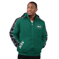 New York Jets Starter Thursday Night Gridiron Full-Zip Jacket - Green Jackets