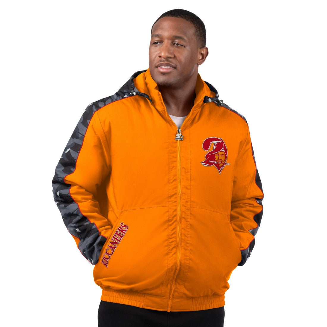 Tampa Bay Buccaneers Starter Thursday Night Gridiron Full-Zip Hoodie Jacket - Orange Hoodies