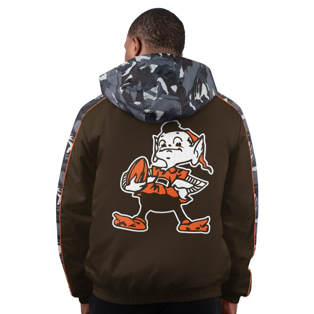 Cleveland Browns Starter Thursday Night Gridiron Full-Zip Hoodie Jacket - Brown Hoodies