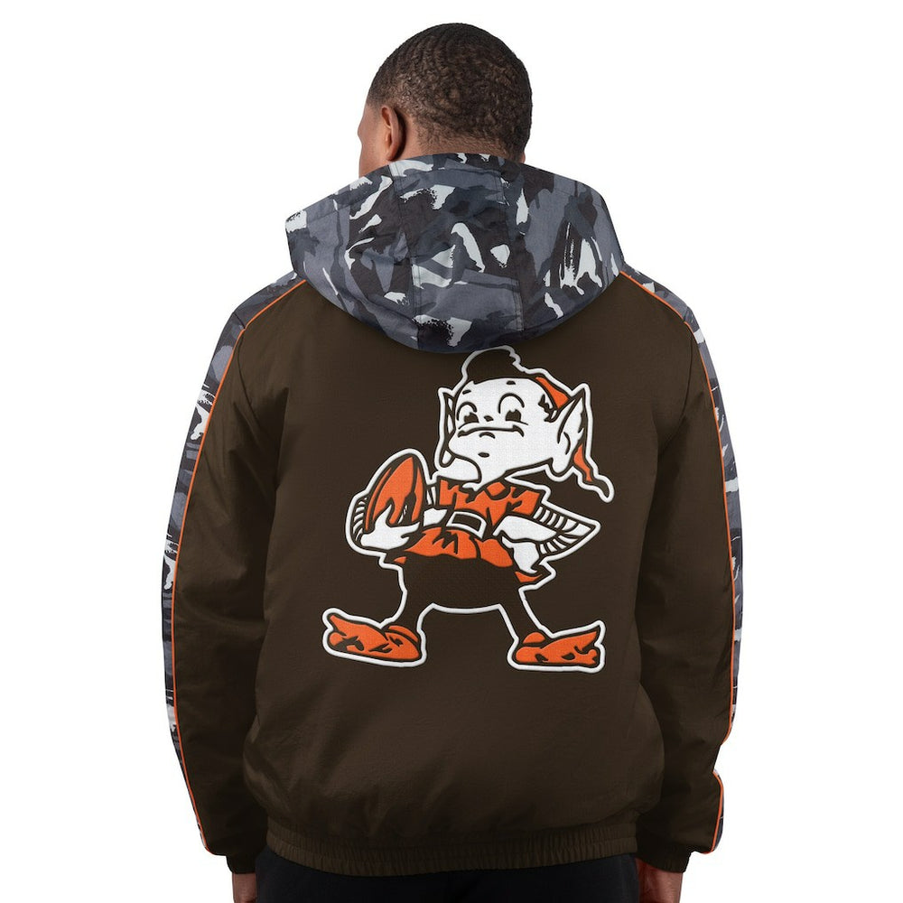 Cleveland Browns Starter Thursday Night Gridiron Full-Zip Hoodie Jacket - Brown Hoodies
