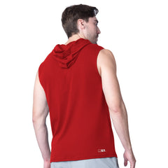 San Francisco 49ers MSX by Michael Strahan Action Sleeveless Pullover Hoodie - Scarlet Hoodies