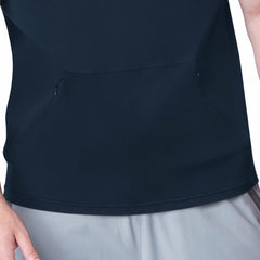 Seattle Seahawks MSX by Michael Strahan Action Sleeveless Pullover Hoodie - College Navy Hoodies