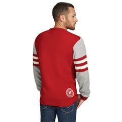 Kansas City Chiefs Tommy Hilfiger Acrylic Crewneck Pullover Sweater - Red/Heather Gray Pullover