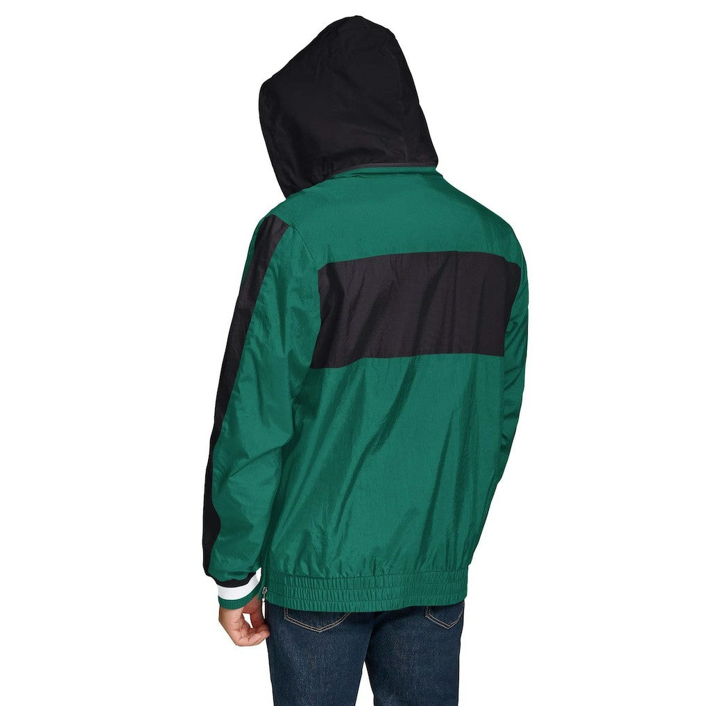 New York Jets Tommy Hilfiger Gael Lightweight Half-Zip Hoodie Jacket - Green Hoodies