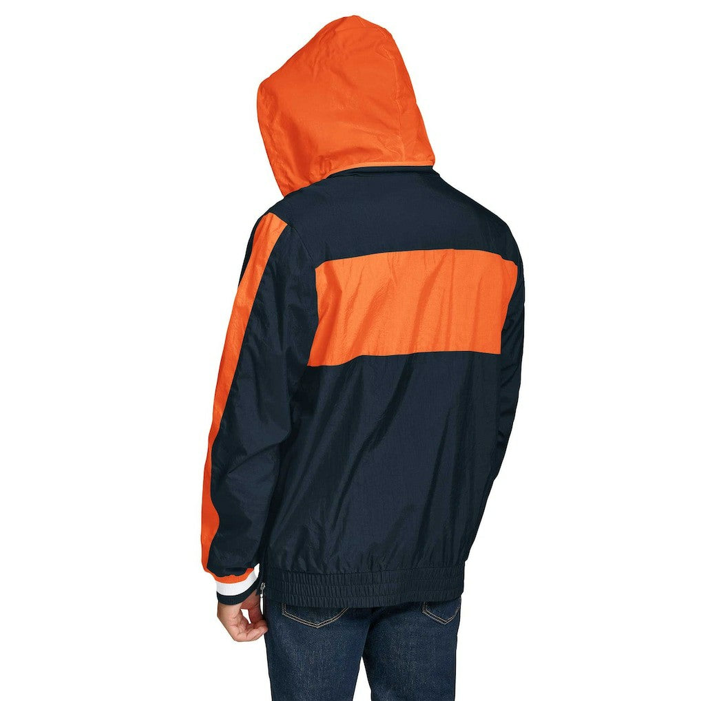 Chicago Bears Tommy Hilfiger Gael Lightweight Half-Zip Pullover Hoodie Jacket - Navy Hoodies