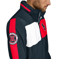 Houston Texans Tommy Hilfiger Gael Lightweight Half-Zip Pullover Hoodie Jacket - Navy Hoodies
