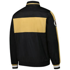 New Orleans Saints Tommy Hilfiger Gael Lightweight Half-Zip Hoodie Jacket - Black Hoodies