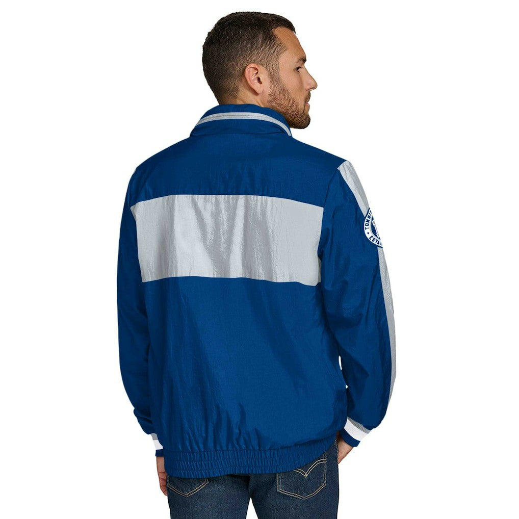 Indianapolis Colts Tommy Hilfiger Gael Lightweight Half-Zip Pullover Hoodie Jacket - Royal Hoodies