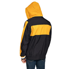 Pittsburgh Steelers Tommy Hilfiger Gael Lightweight Half-Zip Hoodie Jacket - Black Hoodies