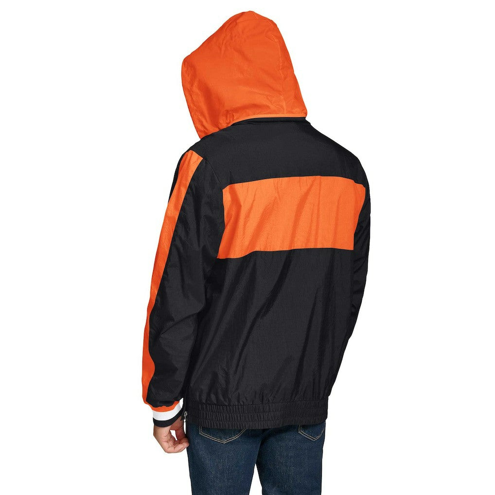 Cincinnati Bengals Tommy Hilfiger Gael Lightweight Half-Zip Pullover Hoodie Jacket - Black Hoodies