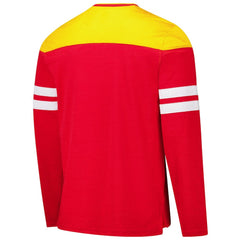 Kansas City Chiefs G-III Sports by Carl Banks Adaptive Hail Mary Long Sleeve T-Shirt - Red/Gold T-shirts