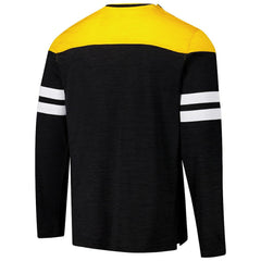 Pittsburgh Steelers G-III Sports by Carl Banks Adaptive Hail Mary Long Sleeve T-Shirt - Black/Gold T-shirts