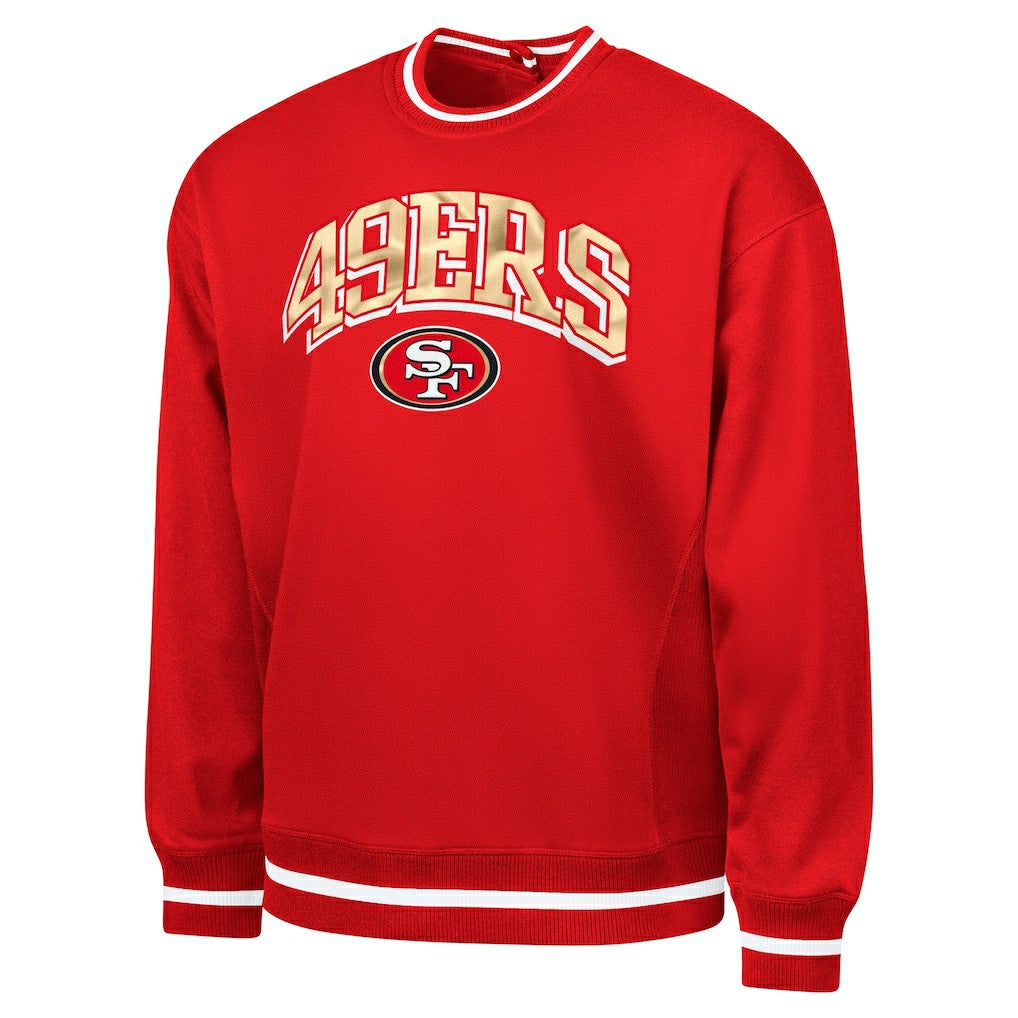 San Francisco 49ers G-III Sports by Carl Banks Adaptive Blocker Fleece Pullover Sweatshirt - Scarlet Pullover