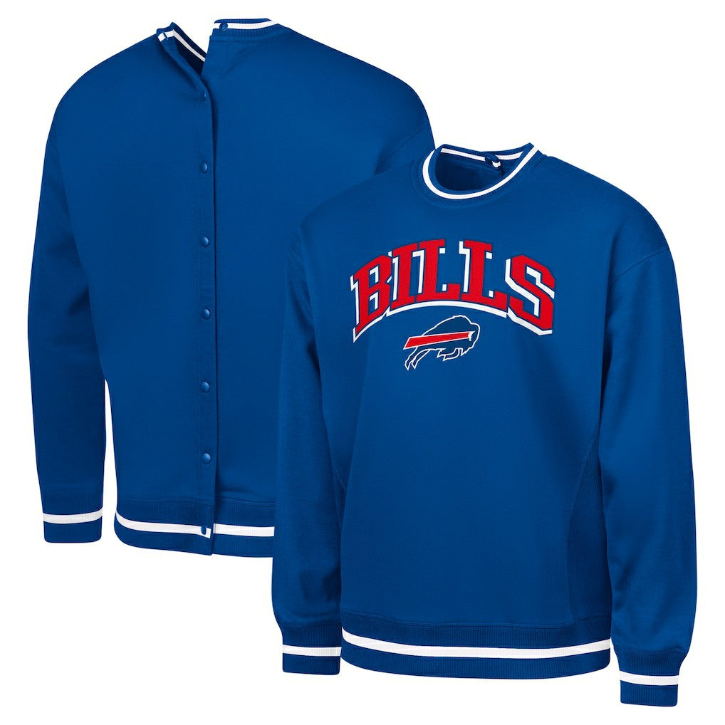 Buffalo Bills G-III Sports by Carl Banks Adaptive Blocker Fleece Pullover Sweatshirt - Royal Pullover