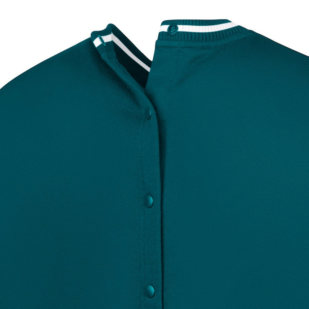 Philadelphia Eagles G-III Sports by Carl Banks Adaptive Blocker Fleece Pullover Sweatshirt - Midnight Green Pullover
